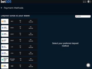 Bet105 Sports Cashier