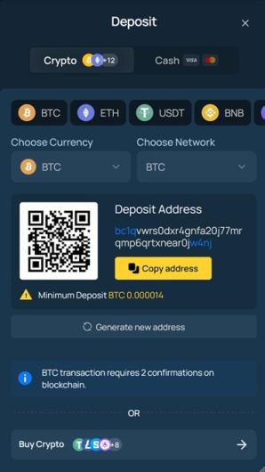 FortuneJack Casino Sports Cashier mobile