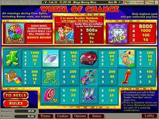 Wheel of Chance 5 Reel
