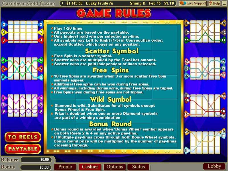 Wheel of Chance 5 Reel