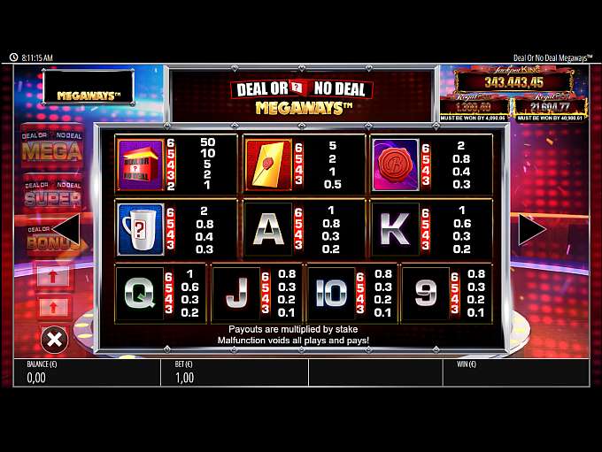 Deal or No Deal Megaways