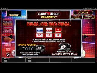 Deal or No Deal Megaways