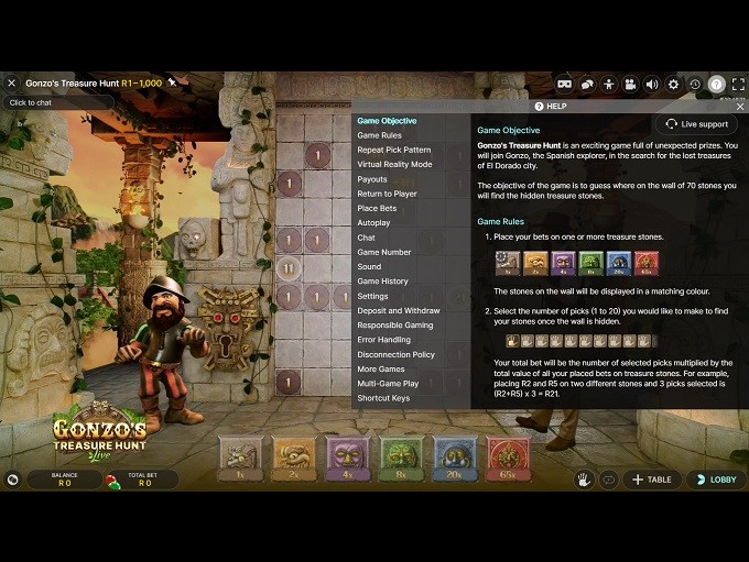 Gonzos Treasure Hunt