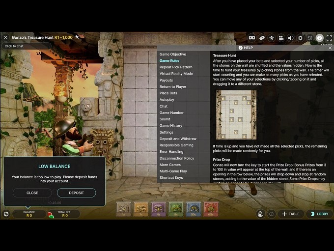 Gonzos Treasure Hunt