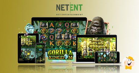 NetEnt Lance la Machine à Sous Riche en Fonctionnalités Gorilla Kingdom