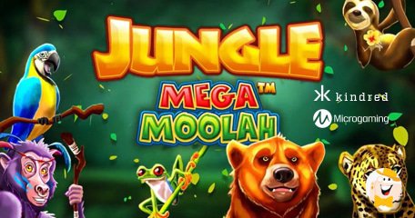 Microgaming Lance Jungle Mega Moolah en Exclusivité avec le Groupe Kindred