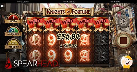 Spearhead Studios Étoffe son Catalogue avec Knights of Fortune