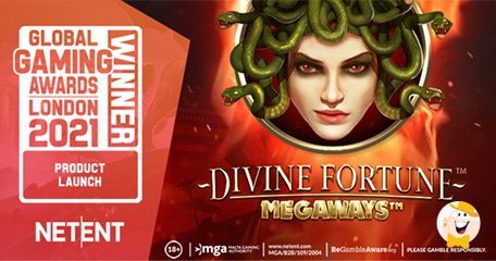 Divine Fortune Megaways de NetEnt Nommé Meilleur Lancement de Produit de l'Année