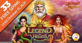 Jackpot Capital Offre aux Joueurs 33 Tours Gratuits sur Legend of Helios