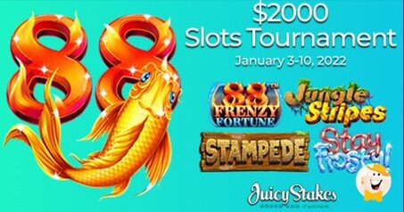 Juicy Stakes Commence l'année 2022 avec un Tournoi de Machines à Sous Betsoft à 2000$ !