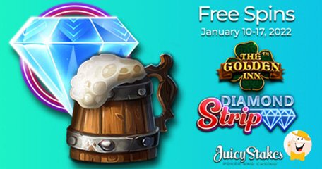 Le Casino Juicy Stakes Offre des Tours Gratuits sur les Machines à Sous Golden Inn et Diamond Strip