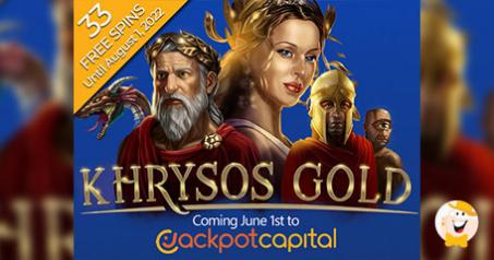 Jackpot Capital Présente la Nouvelle Machine à Sous de RTG Khrysos Gold