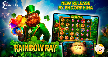Endorphina Enrichit son Portefeuille d'une Nouvelle Machine à Sous en Ligne, Rainbow Ray !