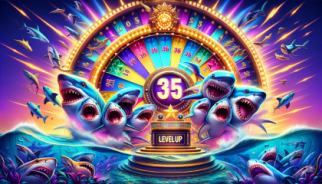 Réclamez 35 Tours Gratuits sur Sharky Frenzy avec le Casino LevelUp !