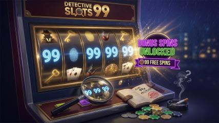 Déverrouiller les 99 Tours de Bonus de Detective Slots