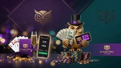 Profitez du Bonus de 70 $ au Lucky Owl Club Casino
