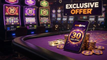 Participez à l'Action avec l'Offre Exclusive de 30 Tours d'AMPM Casino