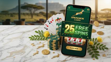 Le Springbok Casino offre 25 tours gratuits aux joueurs