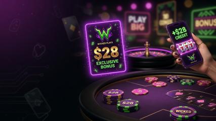Déchaînez l'excitation avec le bonus exclusif de 28 $ de Wicked Plays