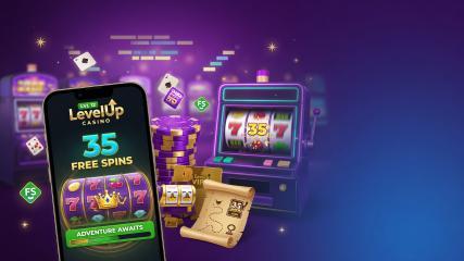 Explorez l'aventure des 35 tours gratuits de LevelUp Casino