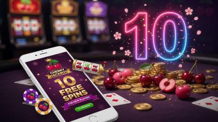 La surprise de Cherry Jackpot : 10 tours gratuits pour les nouveaux joueurs