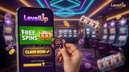 Comment réclamer vos tours gratuits chez LevelUp Casino