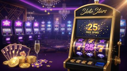 Déverrouillez les frissons avec l'offre de 25 tours gratuits de Sloto Stars