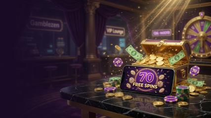 Déverrouillez votre Fortune avec les 70 Tours Gratuits de Gamblezen Casino